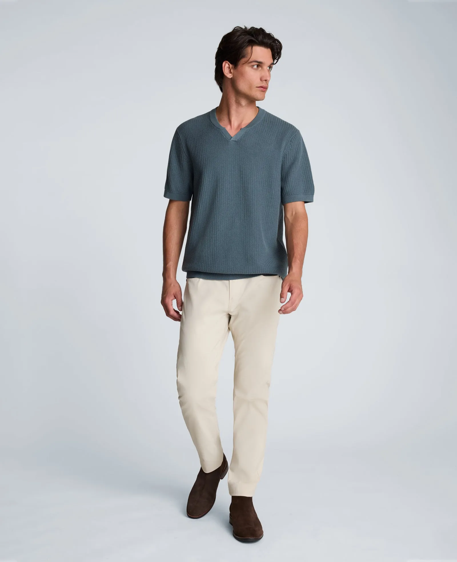 Johnny Collar Henley Sweater sold by Kenneth Cole product image thumbnail 4