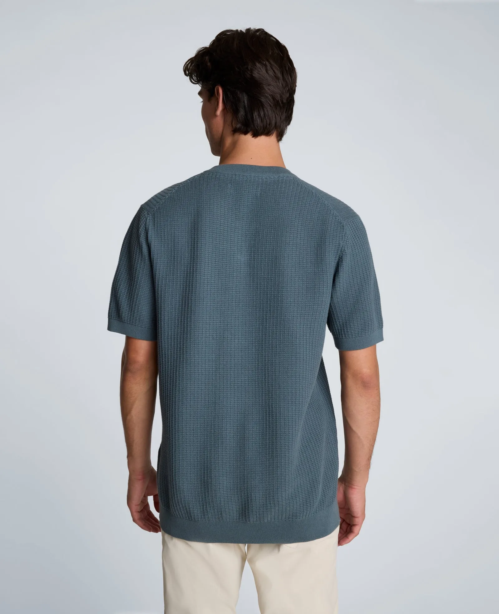 Johnny Collar Henley Sweater sold by Kenneth Cole product image thumbnail 3