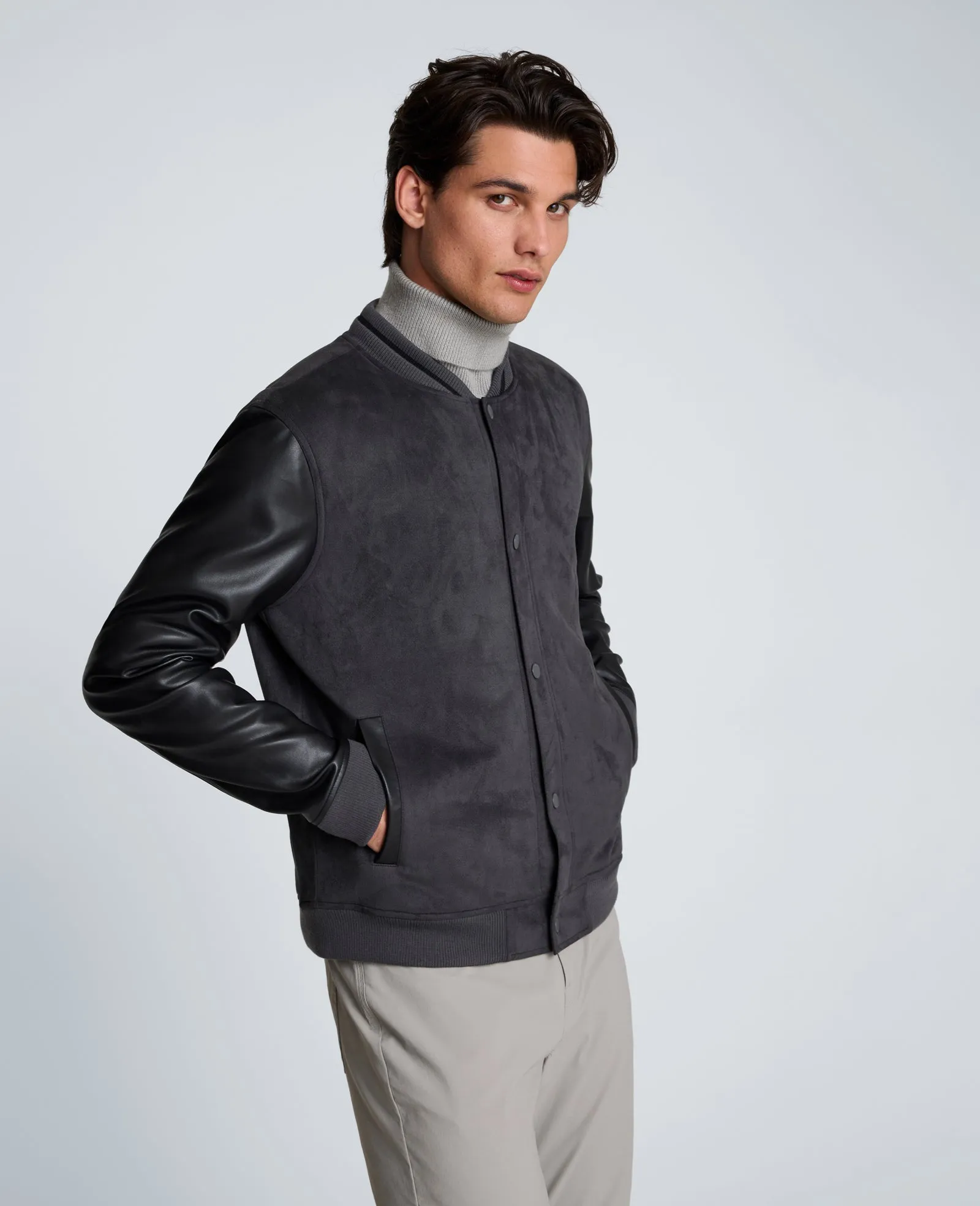Varsity Bomber Jacket sold by Kenneth Cole product image thumbnail 3