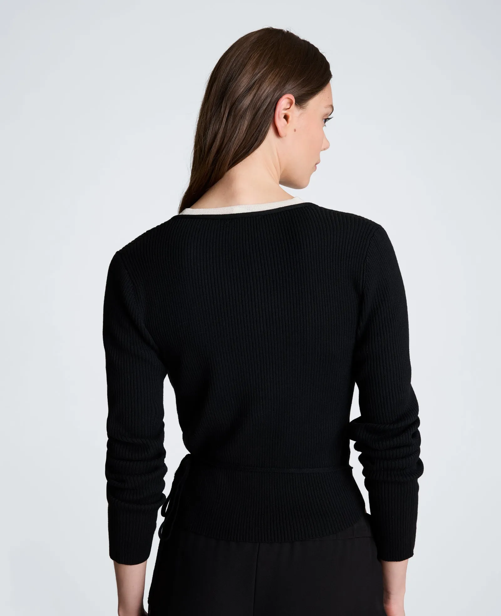 Rib Halter Wrap Sweater sold by Kenneth Cole product image thumbnail 2