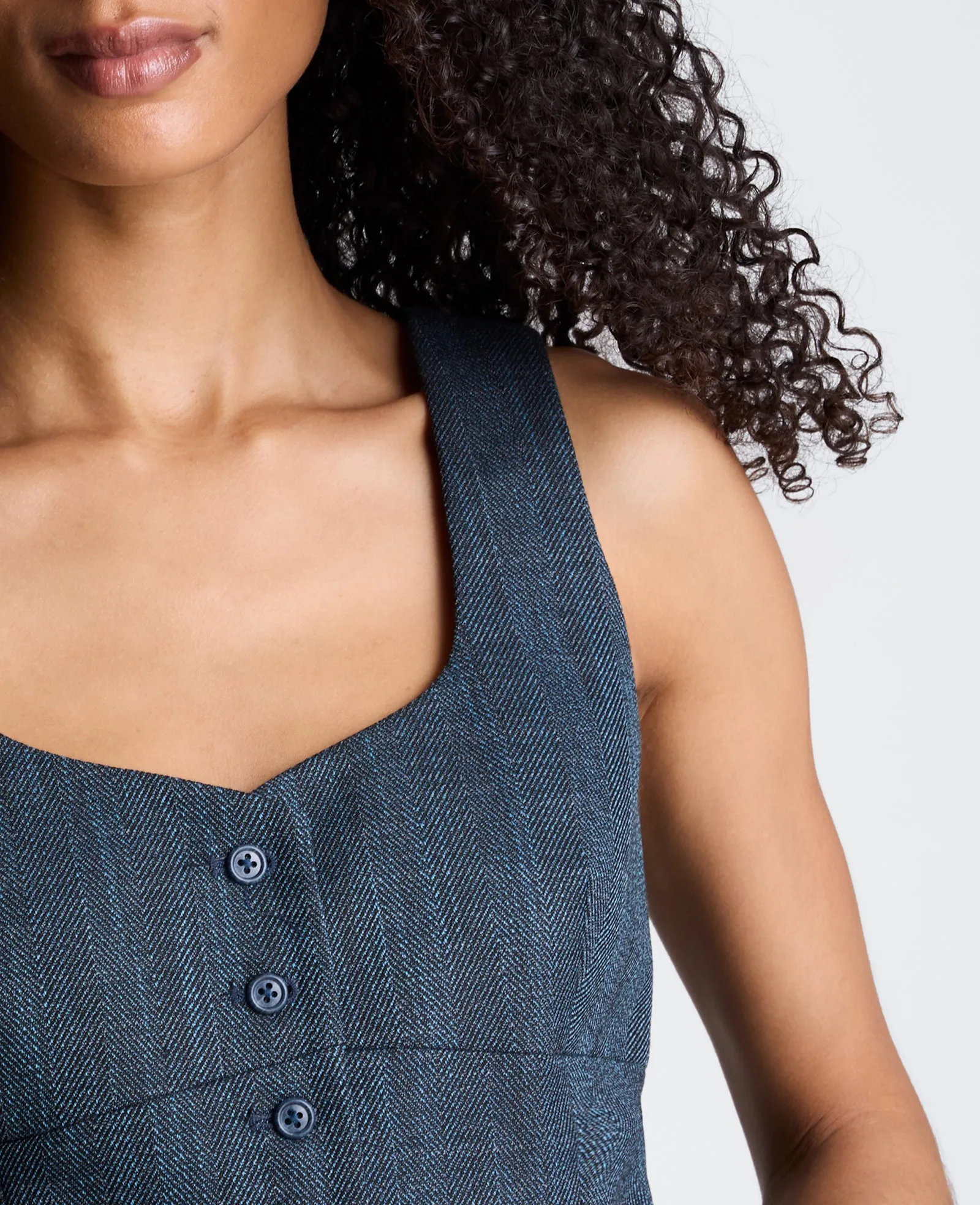 Button Front Bustier Vest sold by Kenneth Cole product image thumbnail 5