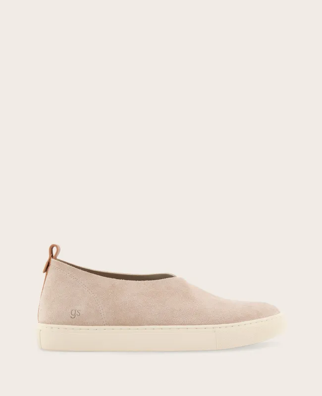 GENTLE SOULS - Cainey Stretch Suede Slip On Sneaker made by Kenneth Cole
