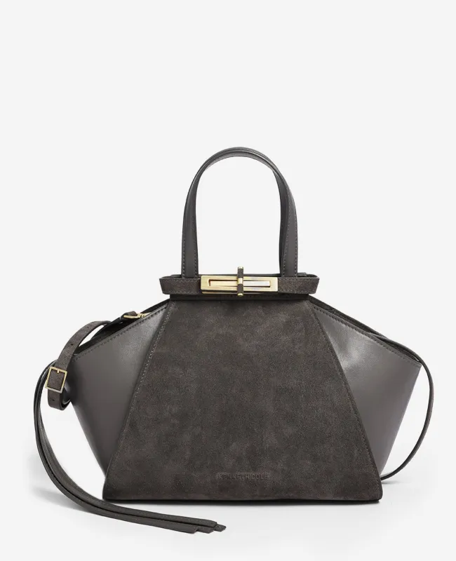 Crosby Structured Top Handle Satchel Bag made by Kenneth Cole