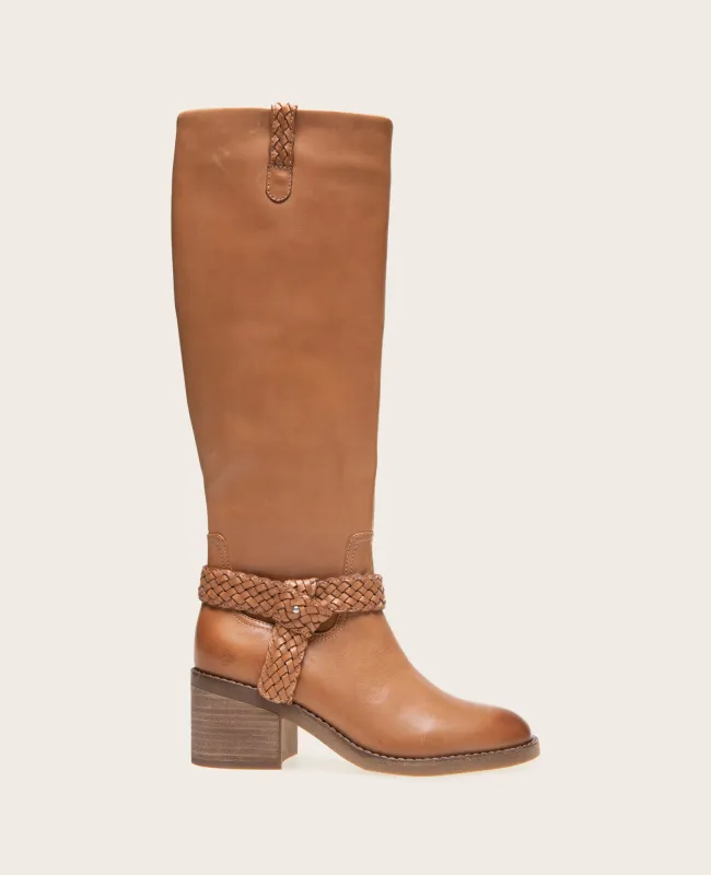 GENTLE SOULS - Sarette Leather Tall Harness Boot made by Kenneth Cole