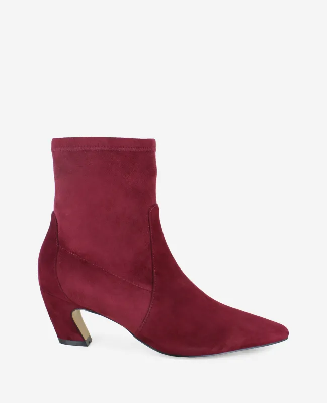 Odelle Suede Side Zip Point Toe Boot made by Kenneth Cole
