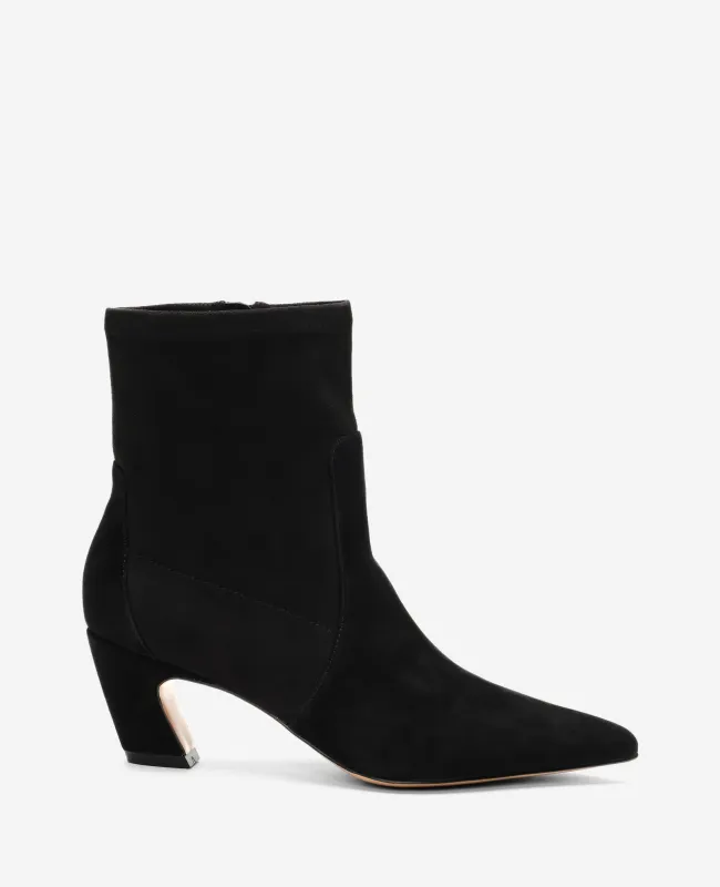 Odelle Suede Side Zip Point Toe Boot made by Kenneth Cole