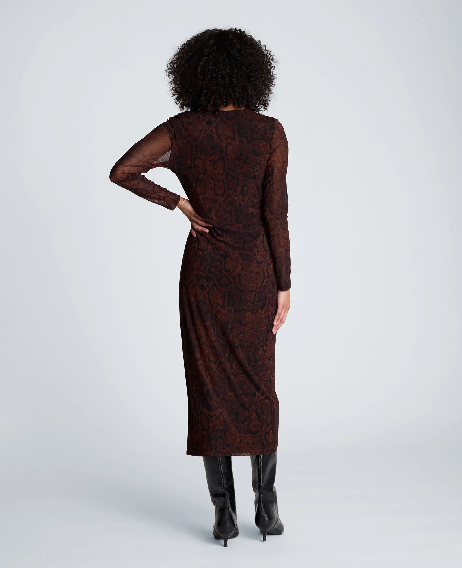 Knot Long Sleeve Midi Dress sold by Kenneth Cole product image thumbnail 2