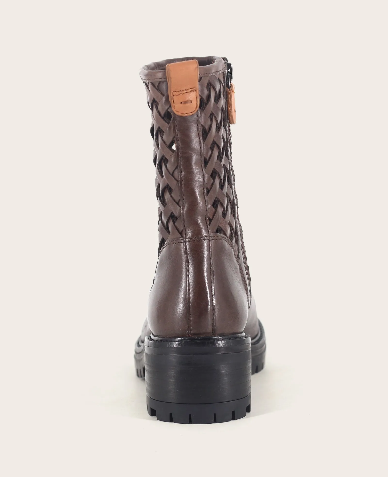 GENTLE SOULS - Bailah Woven Leather Lug Boot sold by Kenneth Cole product image thumbnail 3