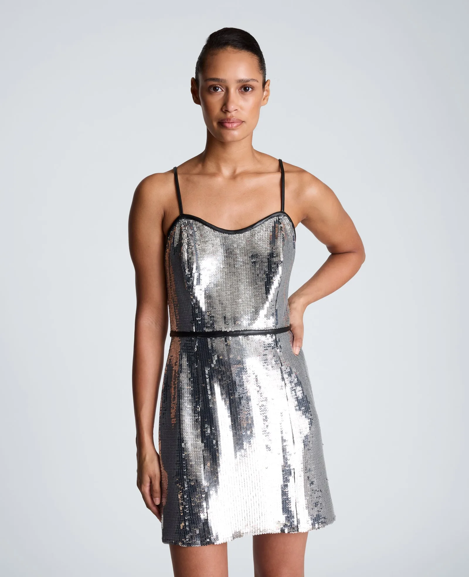 Sweetheart Neck Mini Dress sold by Kenneth Cole product image thumbnail 3