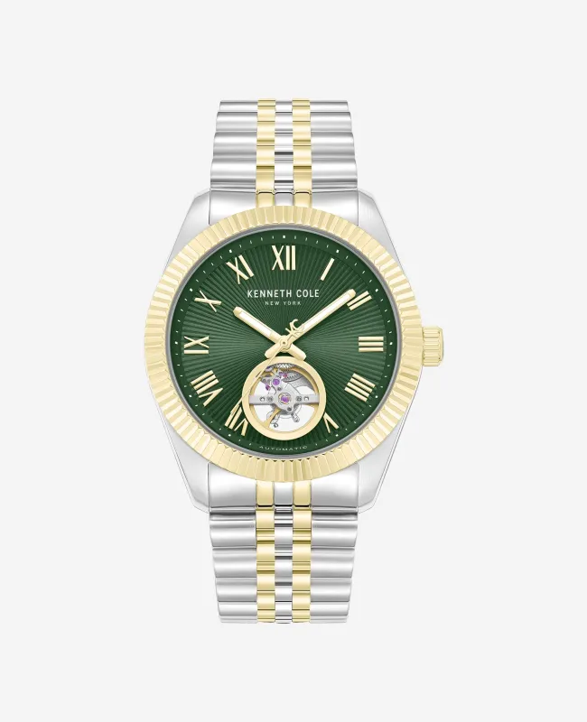 Open Heart Automatic Bracelet Watch made by Kenneth Cole