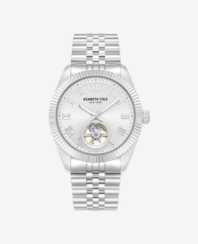 Open Heart Automatic Bracelet Watch made by Kenneth Cole
