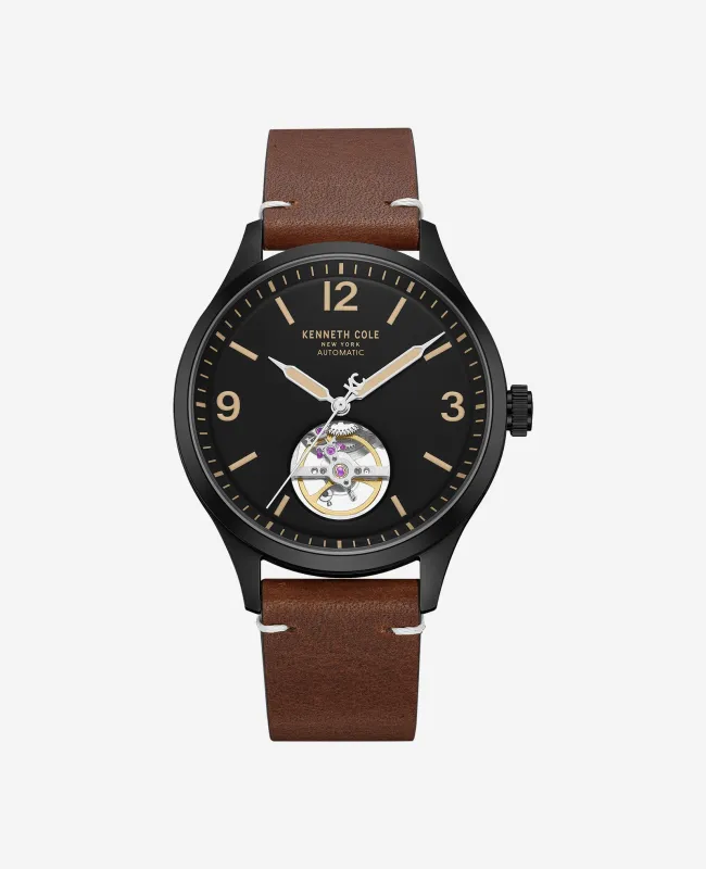 Open Heart Automatic Bracelet Watch made by Kenneth Cole