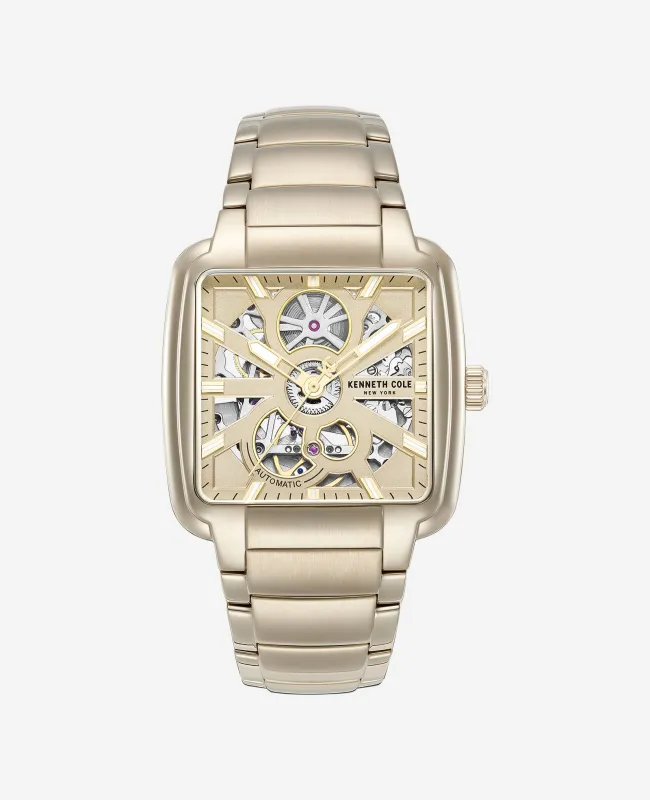 Skeleton Automatic Bracelet Watch made by Kenneth Cole