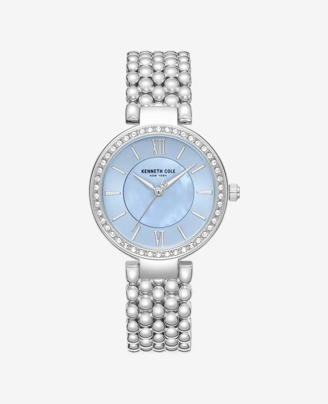 Classic Crystal Lined Outer Dial Bracelet Watch made by Kenneth Cole