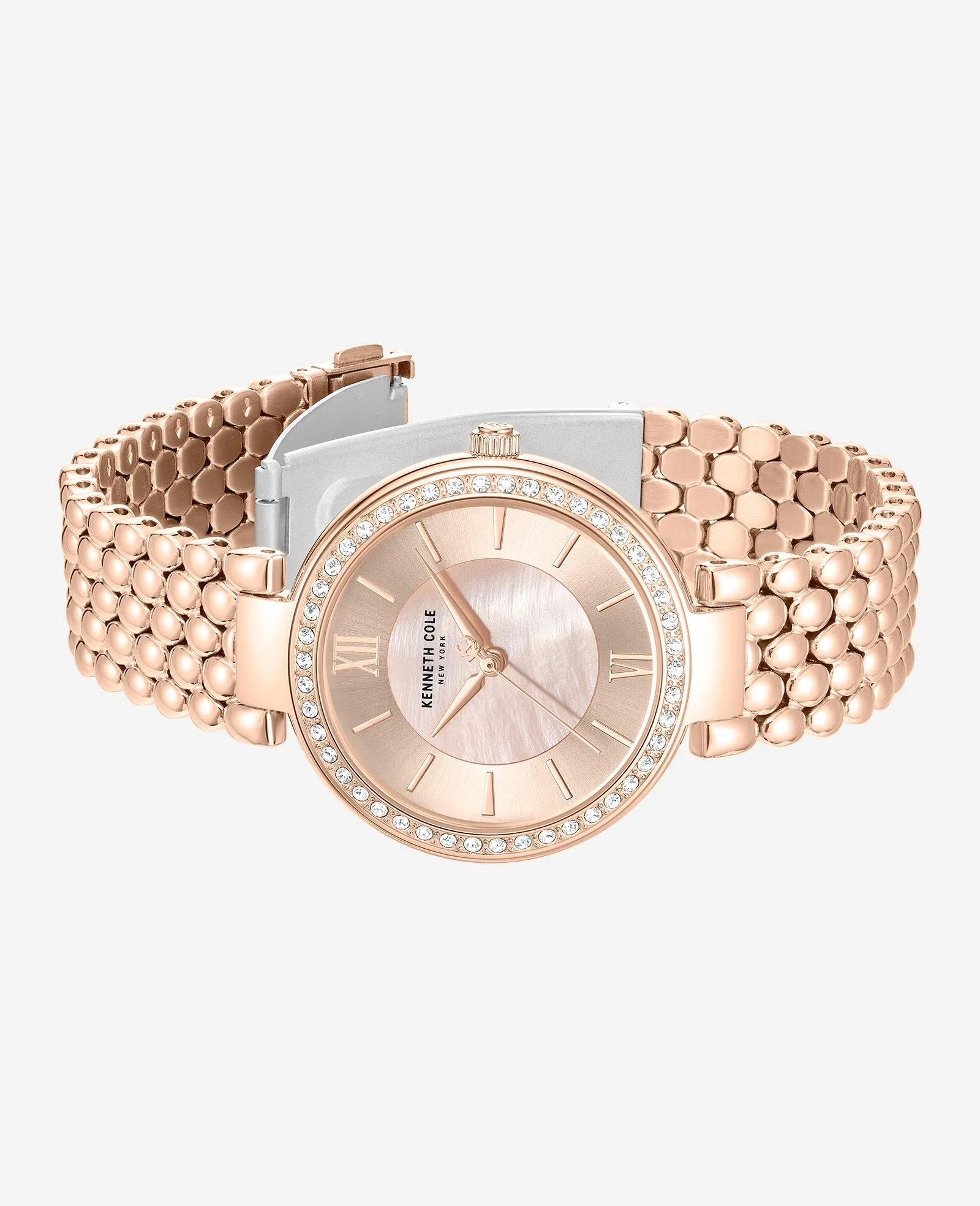Classic Crystal Lined Outer Dial Rose Gold Bracelet Watch sold by Kenneth Cole product image thumbnail 3