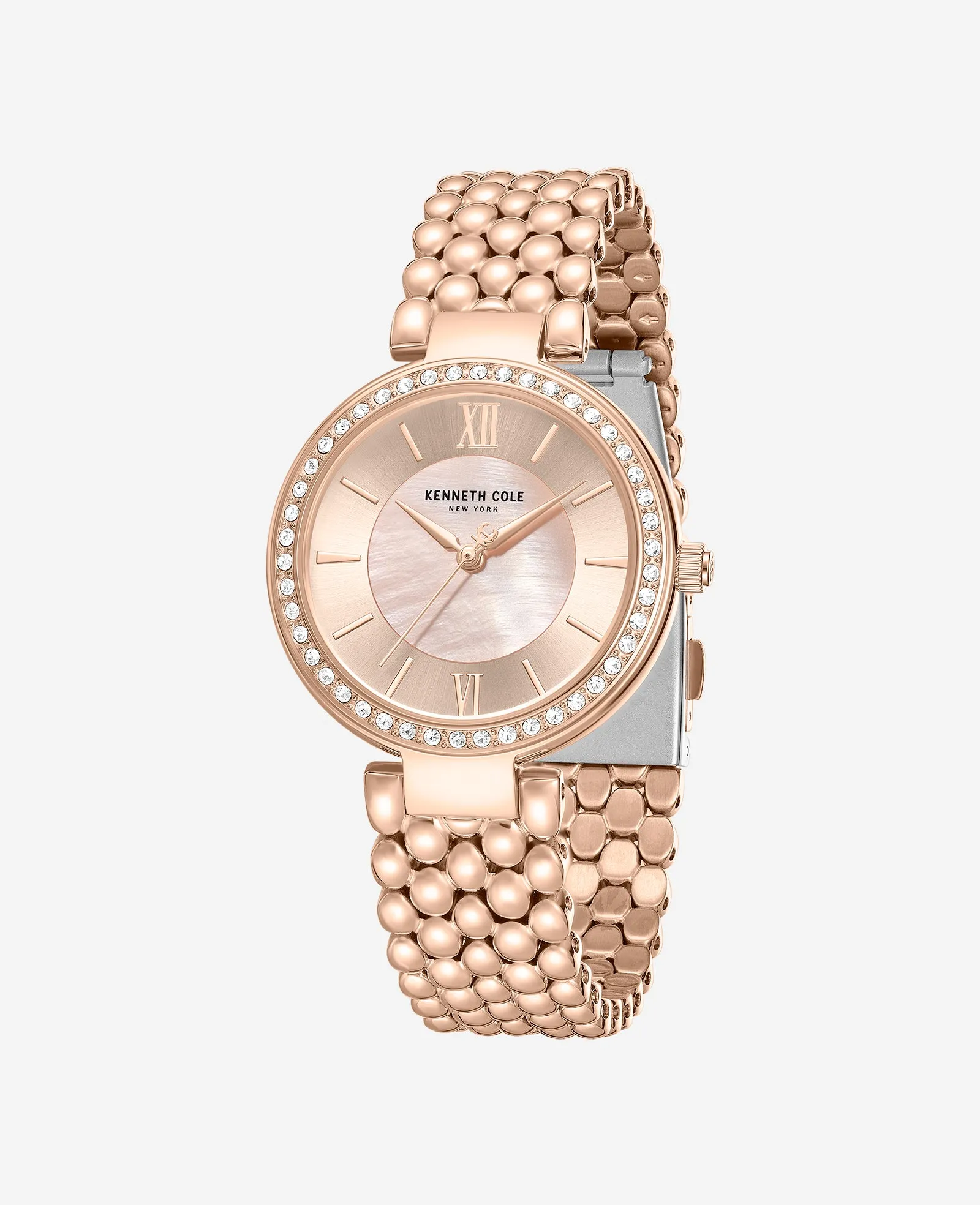 Classic Crystal Lined Outer Dial Rose Gold Bracelet Watch sold by Kenneth Cole product image thumbnail 5