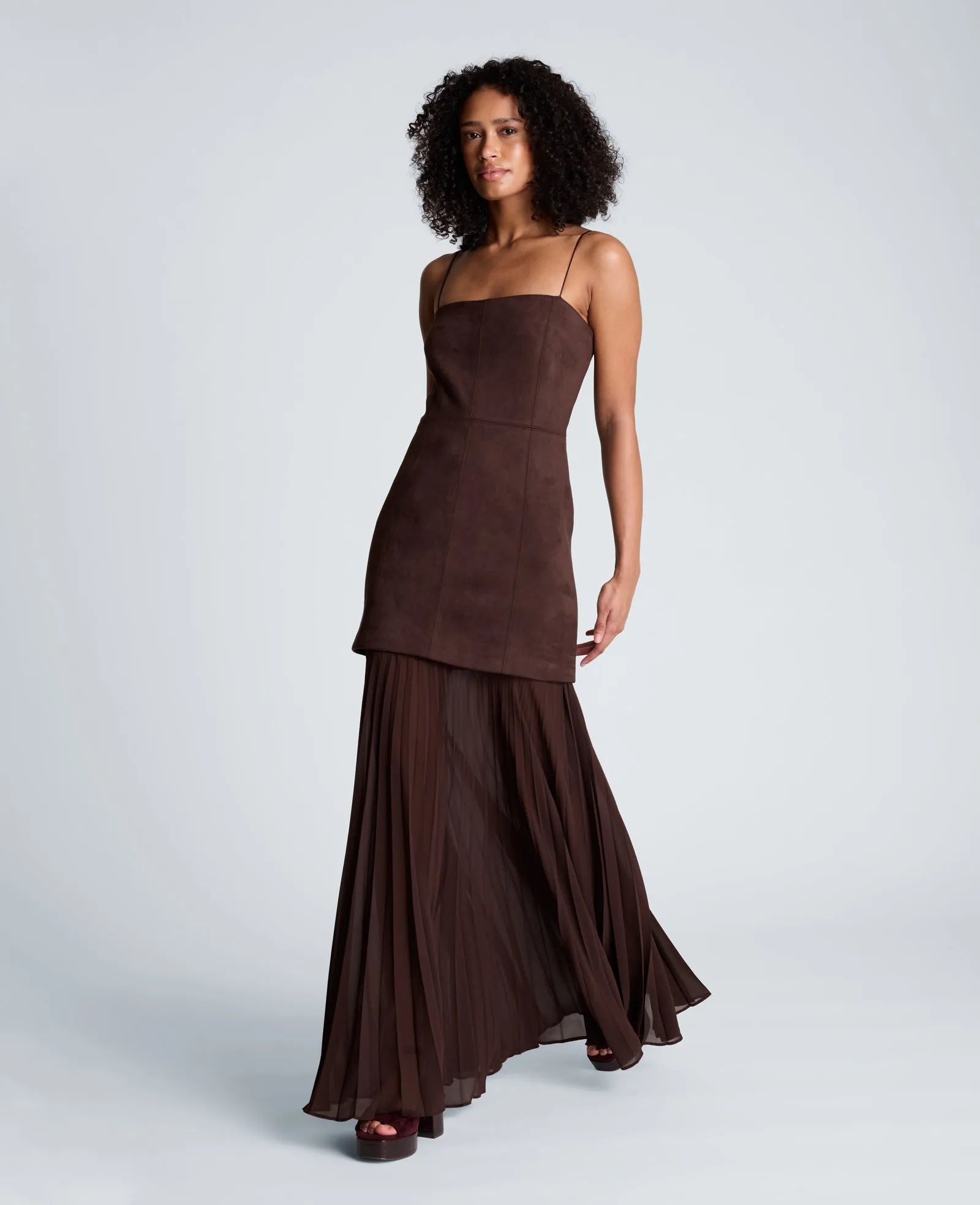 Combo Pleated Midi Dress sold by Kenneth Cole product image thumbnail 3