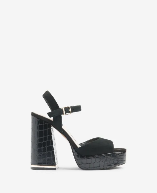 Dolly Ankle Strap Platform Heeled Sandal sold by Kenneth Cole