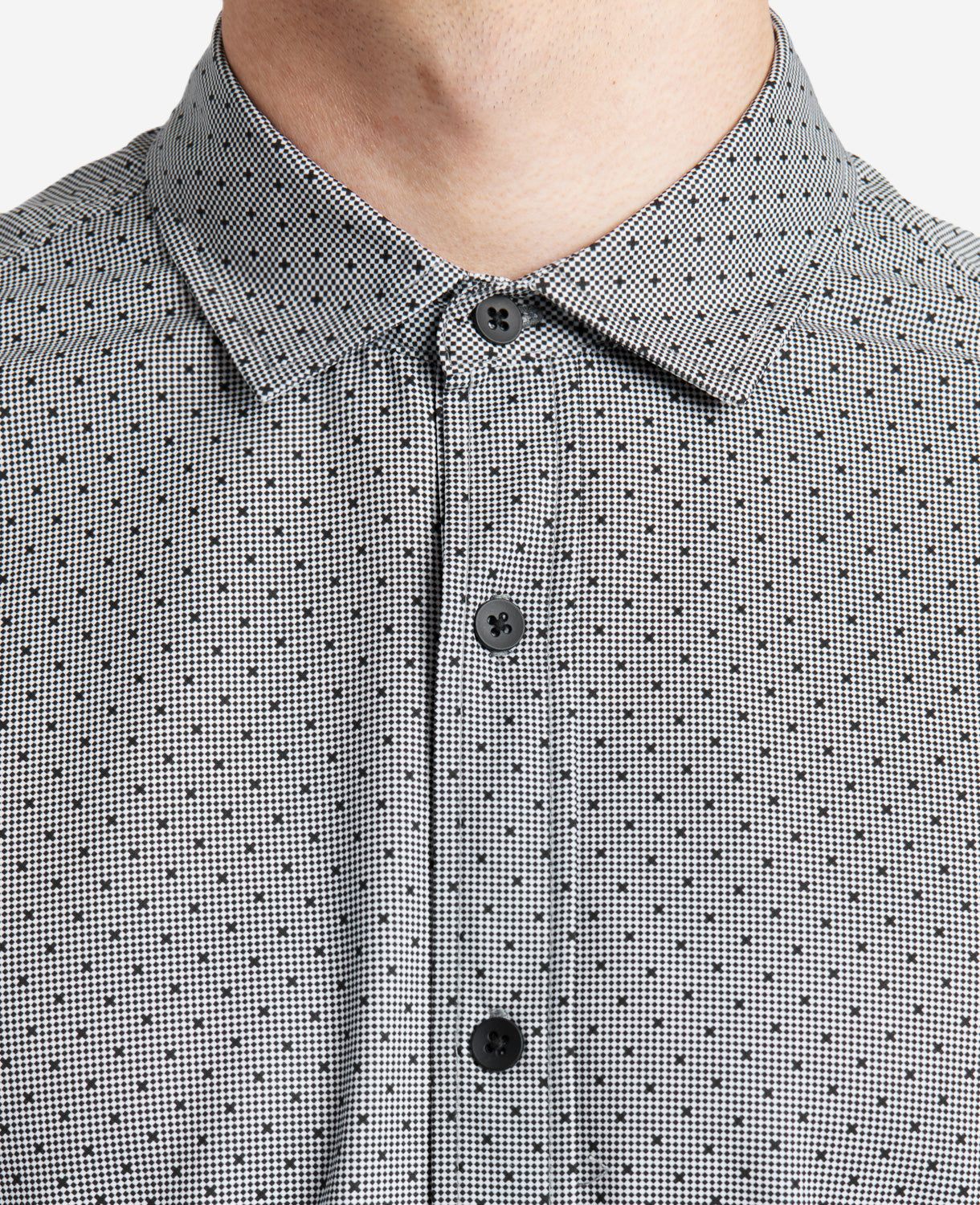 Stretch Short Sleeve Button-Down Shirt sold by Kenneth Cole product image thumbnail 3