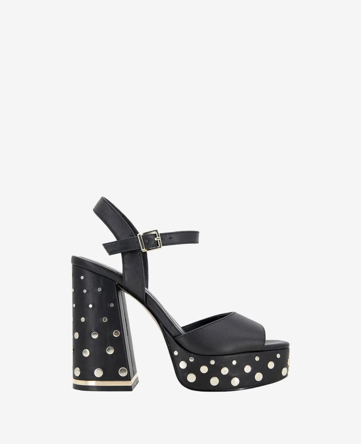 Dolly Stud Ankle Strap Platform Heeled Sandal sold by Kenneth Cole