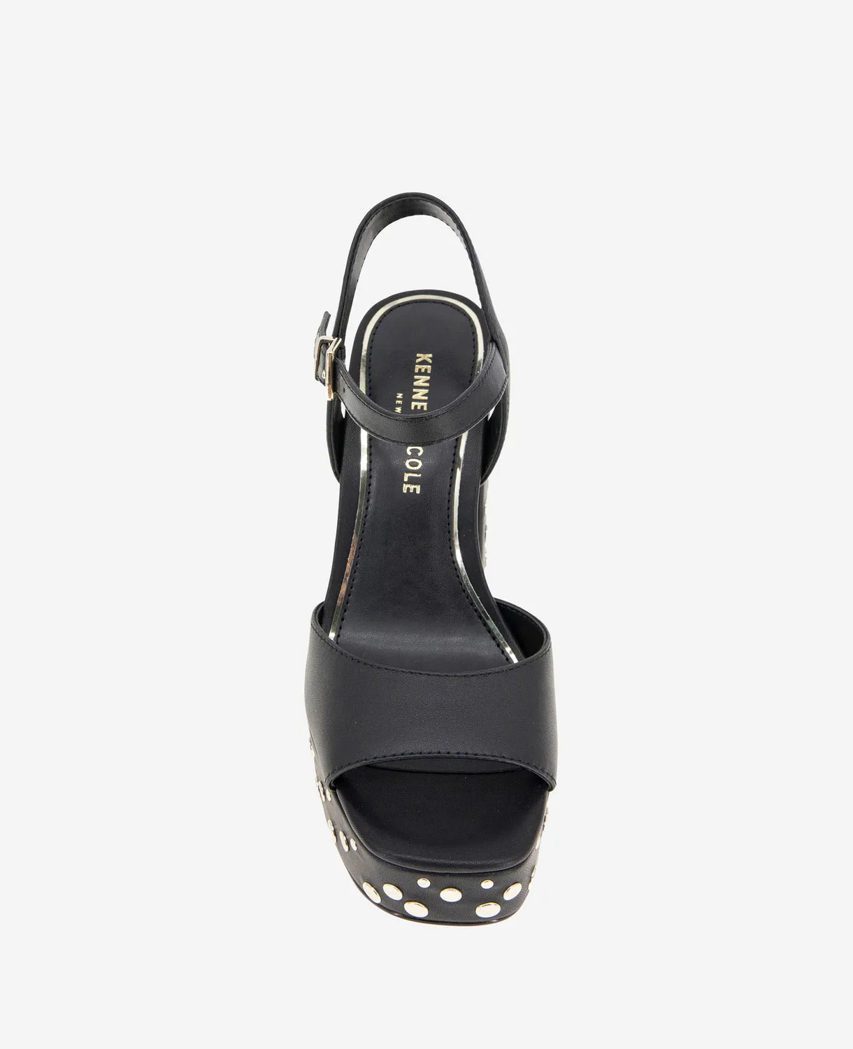 Dolly Stud Ankle Strap Platform Heeled Sandal sold by Kenneth Cole product image thumbnail 3