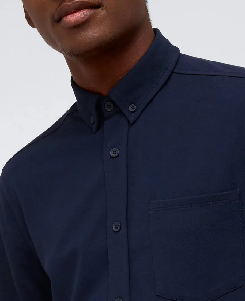 Long Sleeve Button Down Stretch Shirt with Pocket sold by Kenneth Cole product image thumbnail 5