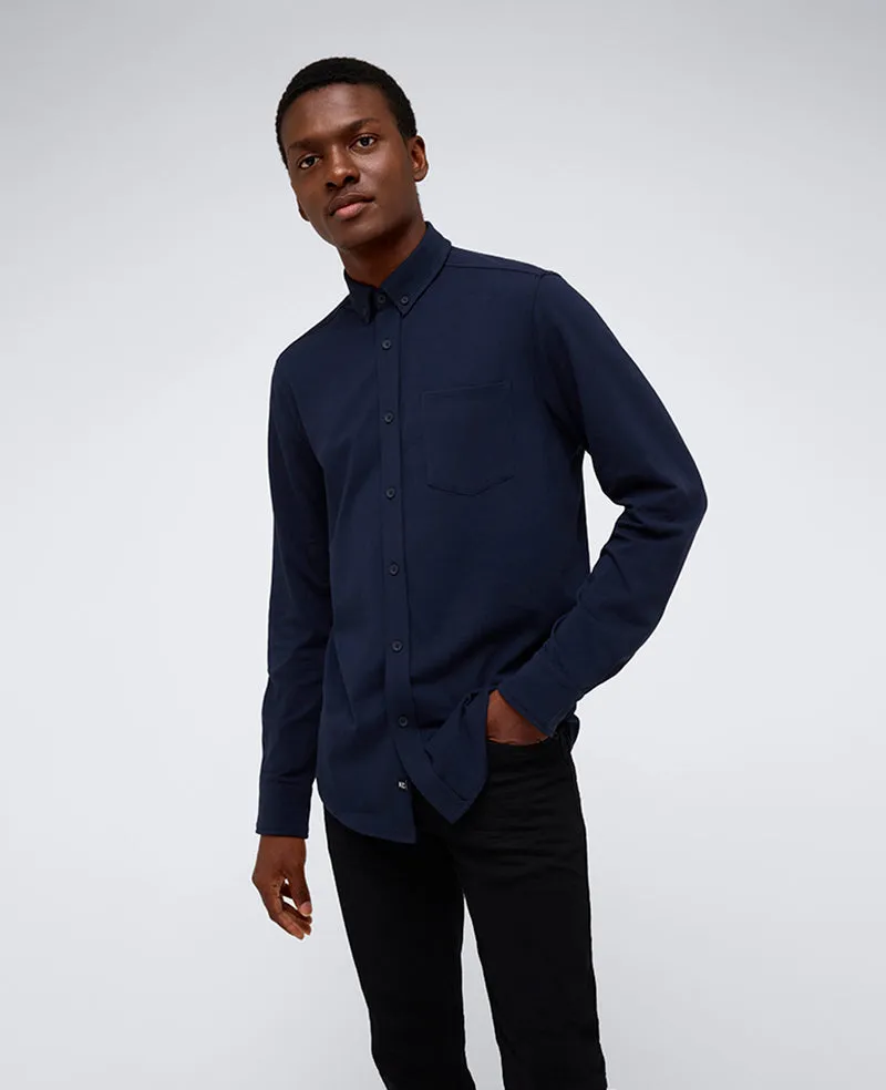 Long Sleeve Button Down Stretch Shirt with Pocket sold by Kenneth Cole