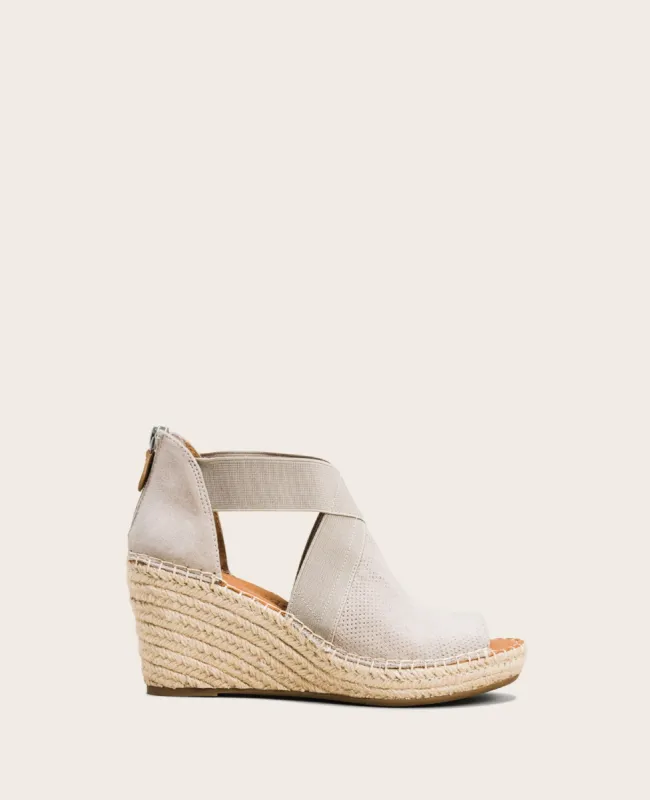 Charli Suede Cross Elastic Espadrille Wedge sold by Kenneth Cole