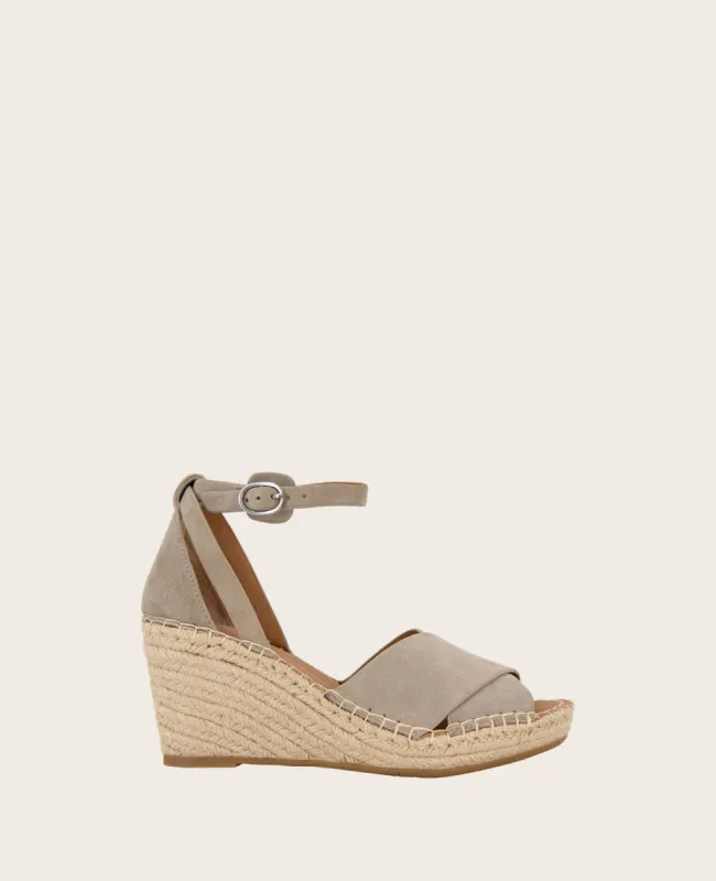 Charli Suede X-Band Espadrille Wedge Sandal sold by Kenneth Cole