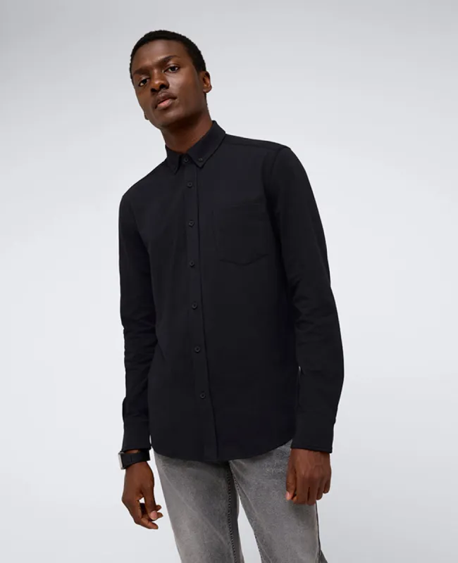 Long Sleeve Button Down Stretch Shirt with Pocket sold by Kenneth Cole