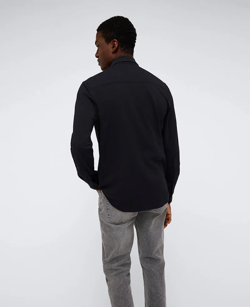 Long Sleeve Button Down Stretch Shirt with Pocket sold by Kenneth Cole product image thumbnail 2