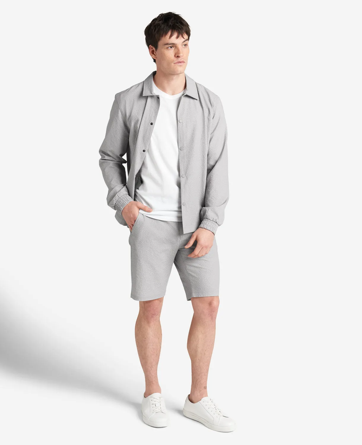 Printed Performance Seersucker Short sold by Kenneth Cole product image thumbnail 2