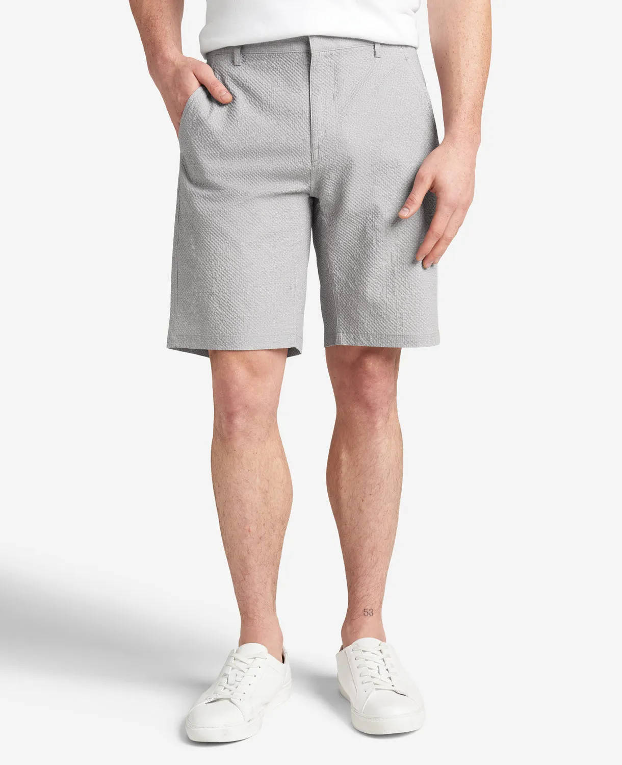 Printed Performance Seersucker Short sold by Kenneth Cole product image thumbnail 4