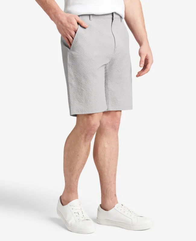 Printed Performance Seersucker Short sold by Kenneth Cole