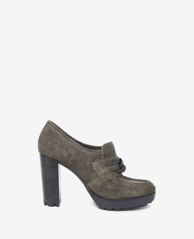 Justin Heeled Lug Loafer sold by Kenneth Cole