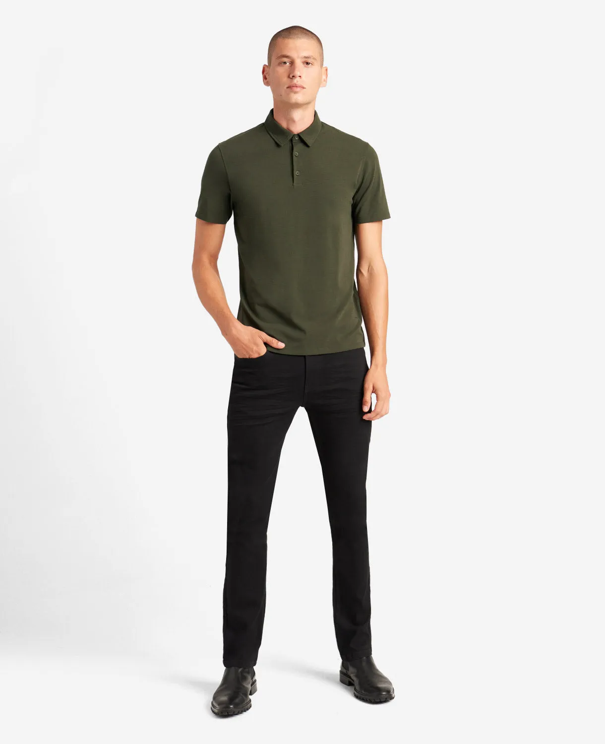 Performance Button Polo sold by Kenneth Cole product image thumbnail 2