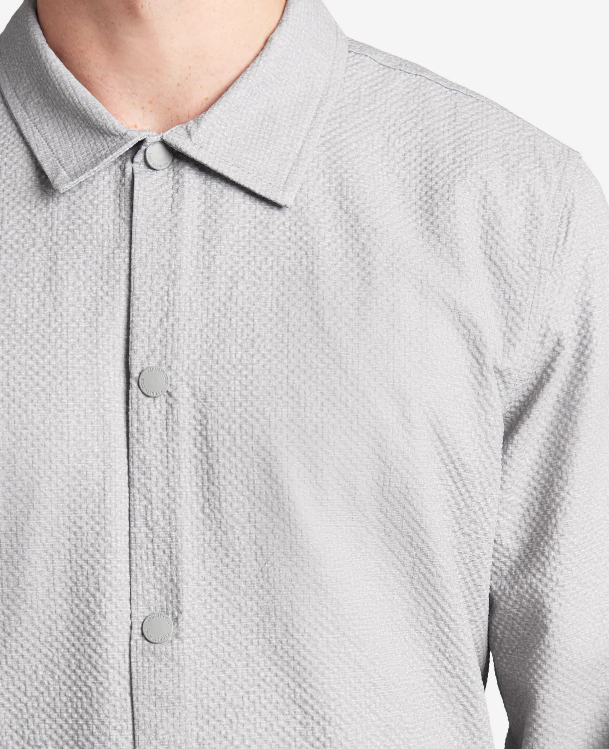 Printed Performance Seersucker Jacket sold by Kenneth Cole product image thumbnail 3