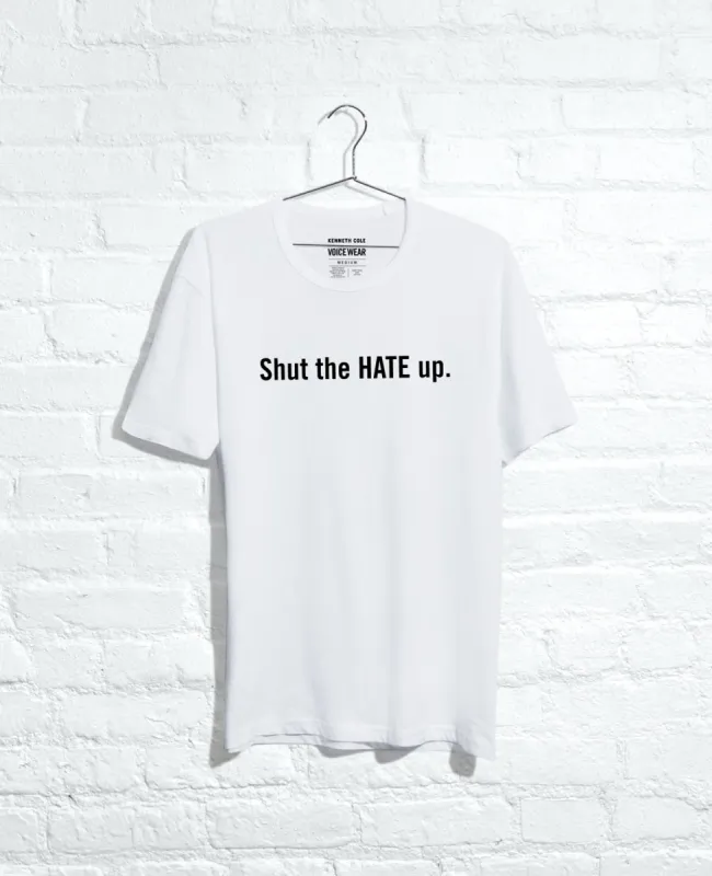 Site Exclusive! Shut The Hate Up T-Shirt sold by Kenneth Cole