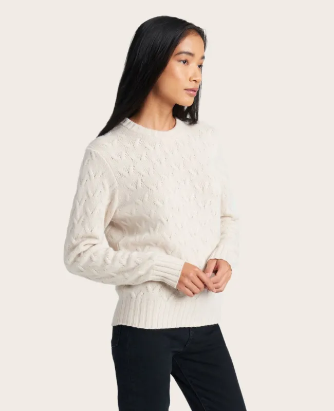 GENTLE SOULS - Site Exclusive! Cable-Knit Cashmere Sweater sold by Kenneth Cole