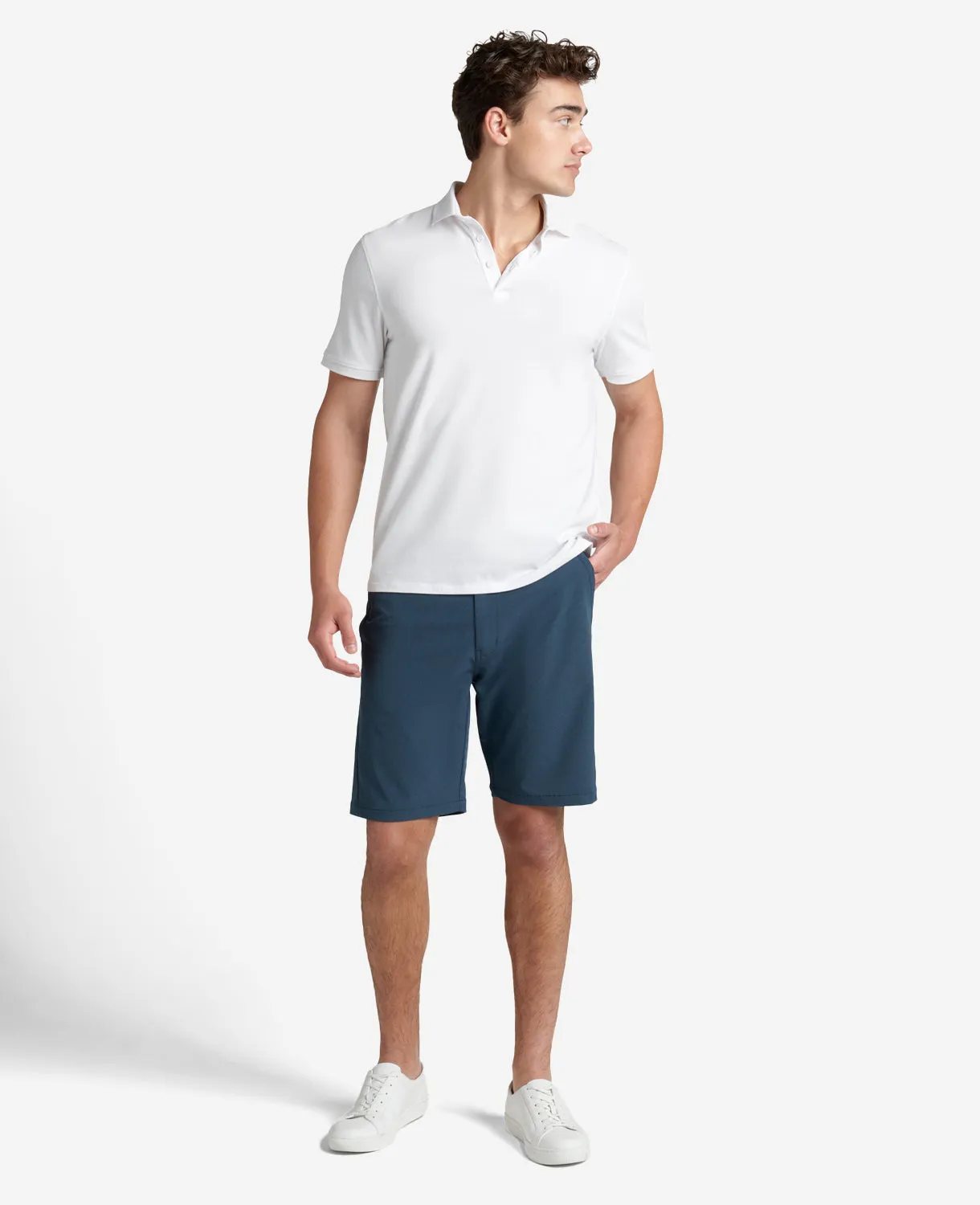 Colorblock Collar Solid Short Sleeve Polo sold by Kenneth Cole product image thumbnail 2