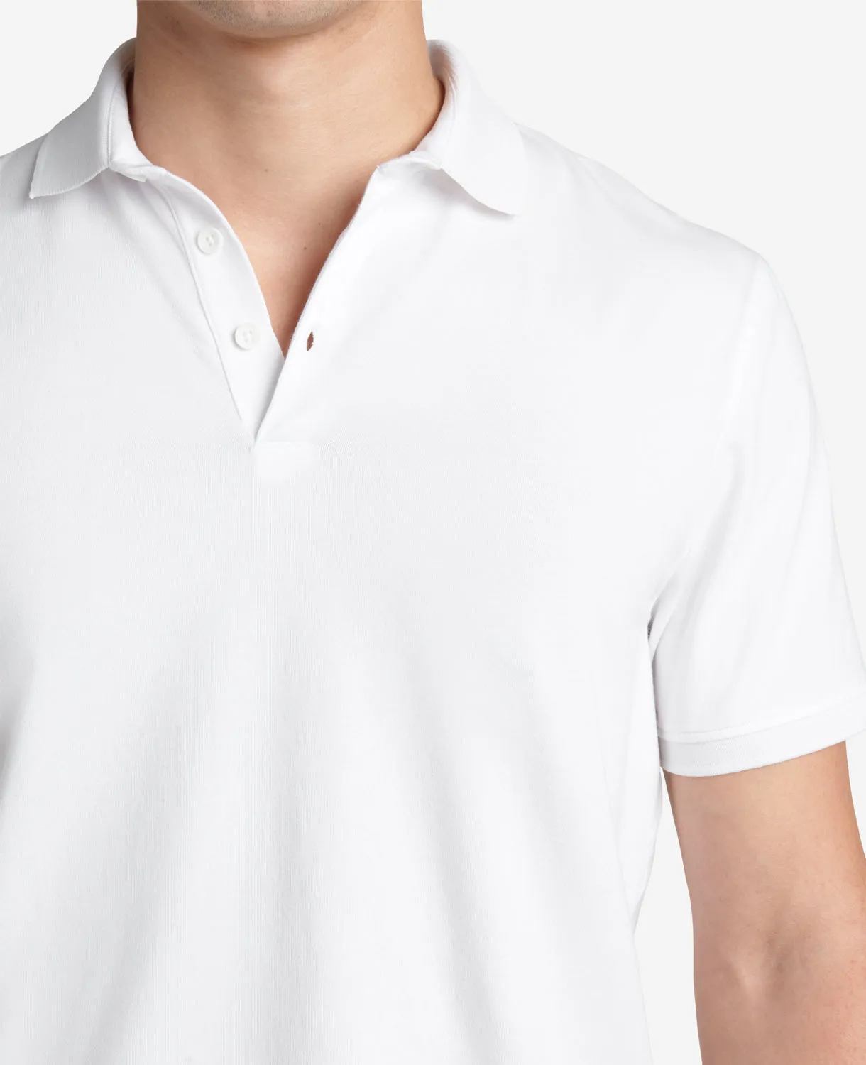 Colorblock Collar Solid Short Sleeve Polo sold by Kenneth Cole product image thumbnail 3