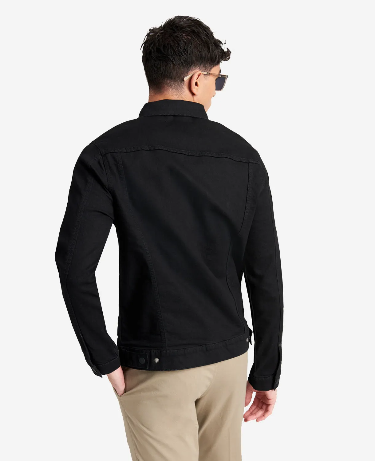 Slim Fit Recycled Denim Jacket sold by Kenneth Cole product image thumbnail 5