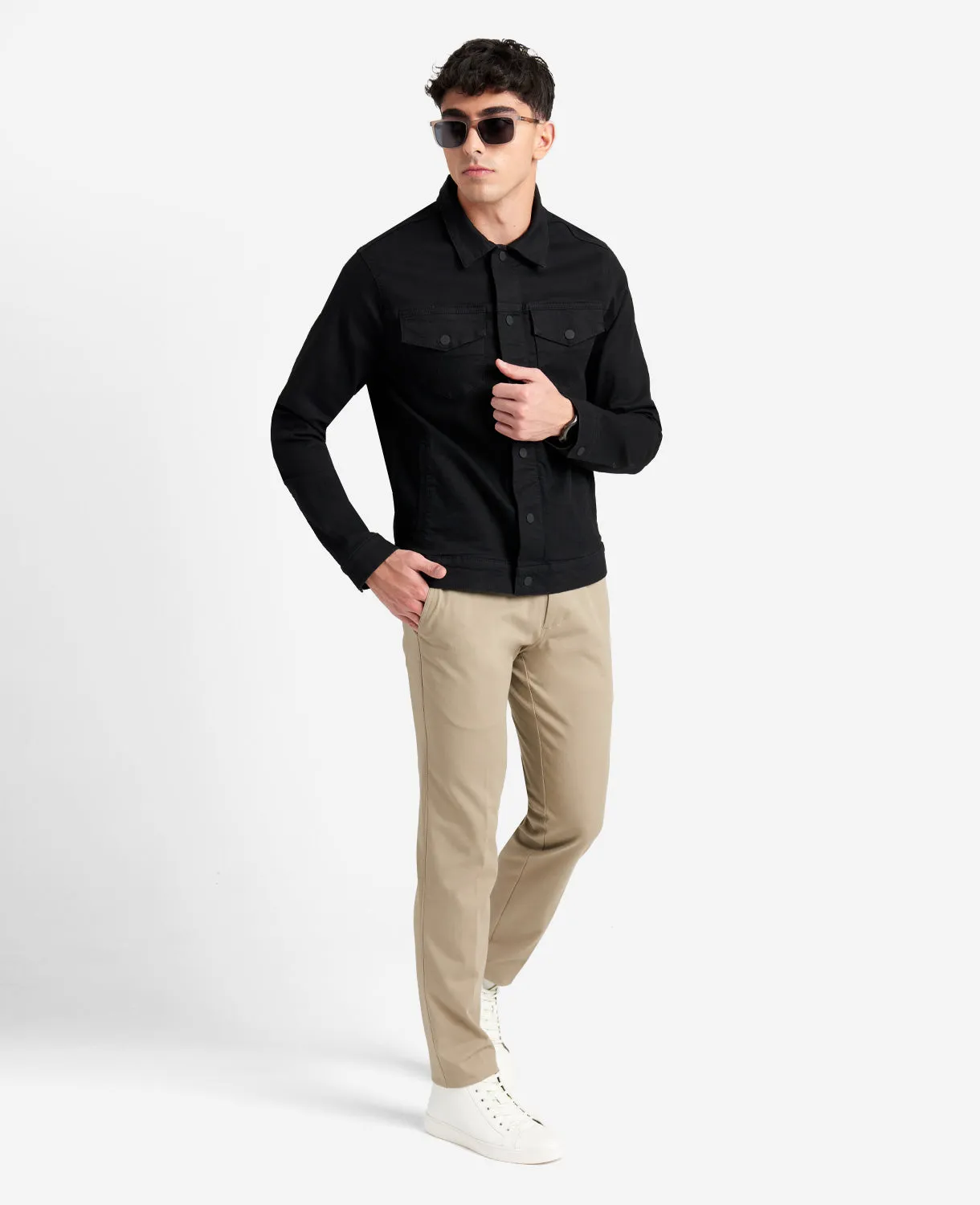 Slim Fit Recycled Denim Jacket sold by Kenneth Cole product image thumbnail 2