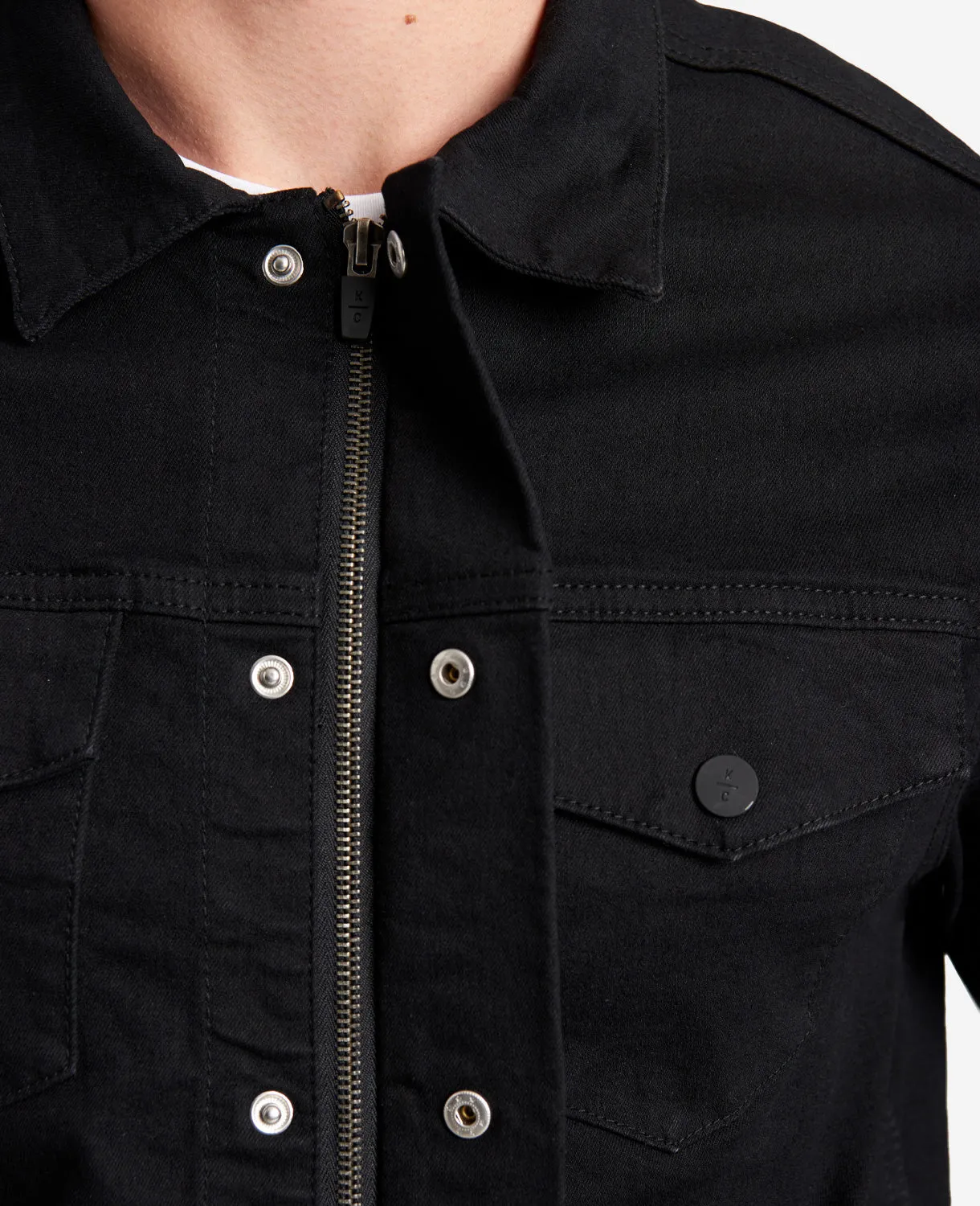 Slim Fit Recycled Denim Jacket sold by Kenneth Cole product image thumbnail 3