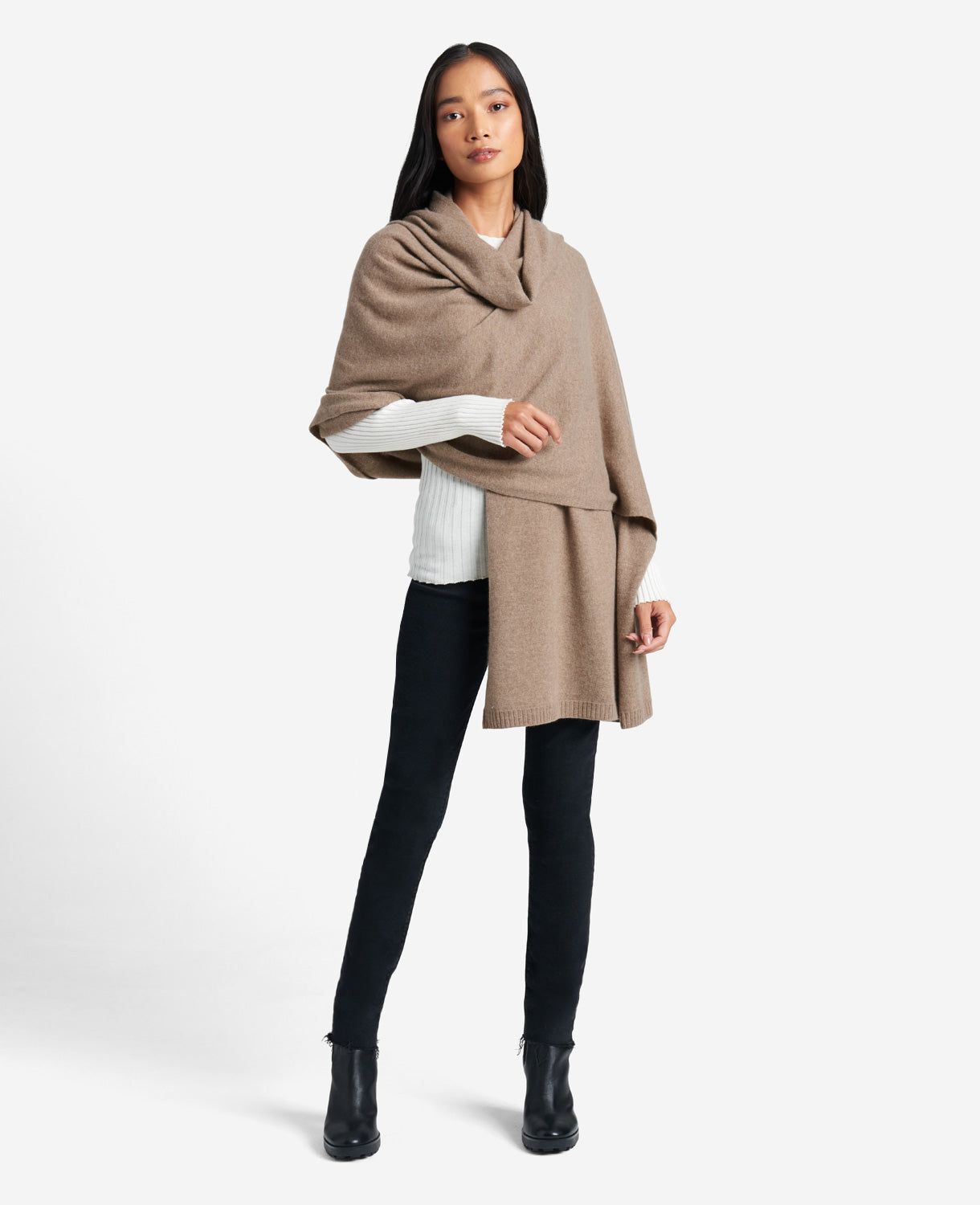 Site Exclusive! Pure Cashmere Multi-Wear Wrap sold by Kenneth Cole