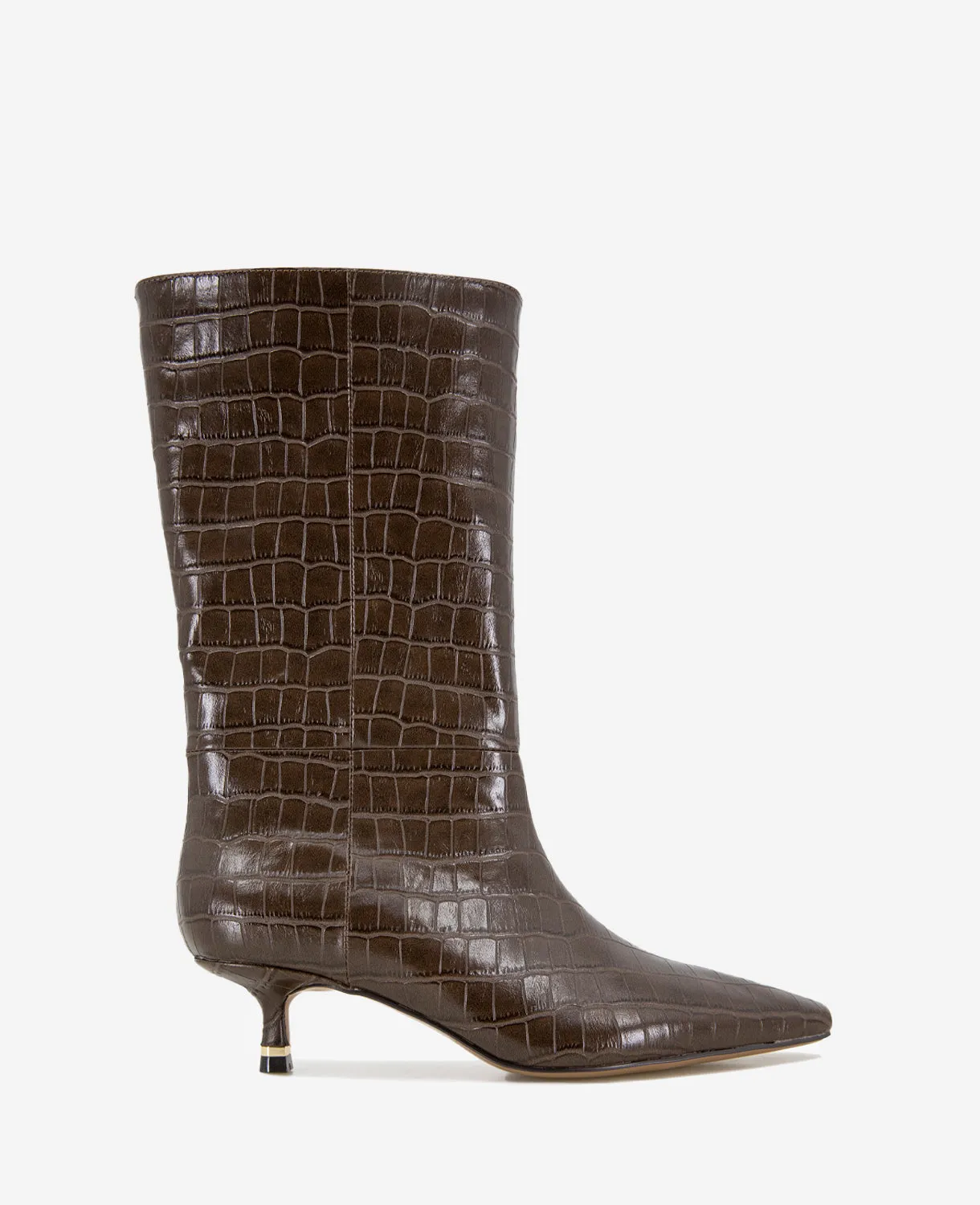 Meryl Leather Croco Bootie sold by Kenneth Cole