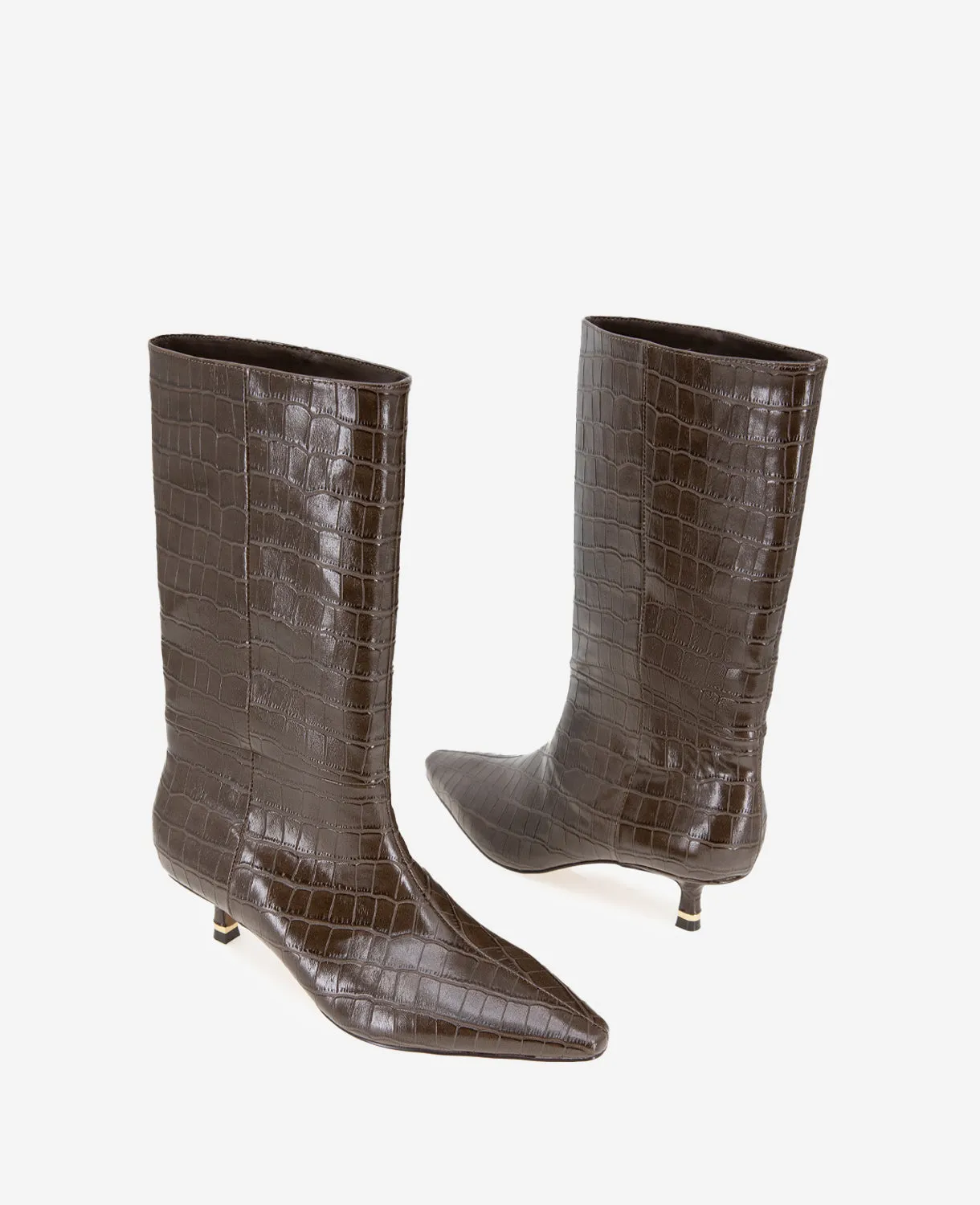 Meryl Leather Croco Bootie sold by Kenneth Cole product image thumbnail 2
