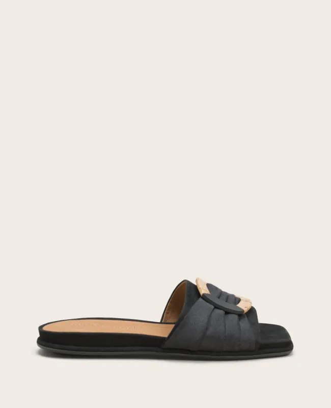 Rhea Buckle Flat Sandal sold by Kenneth Cole