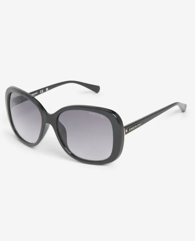 Ultem Oversized Square Sunglasses made by Kenneth Cole