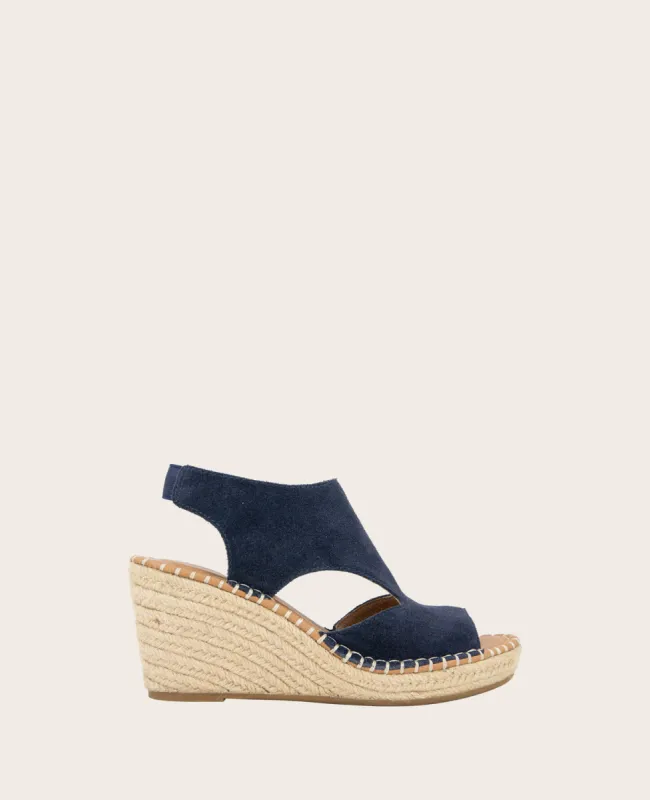 GENTLE SOULS- Cody Suede Espadrille Wedge sold by Kenneth Cole